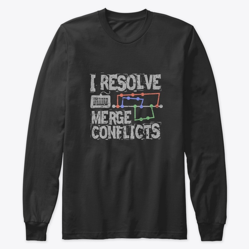 I Resolve Merge Conflicts Grunge