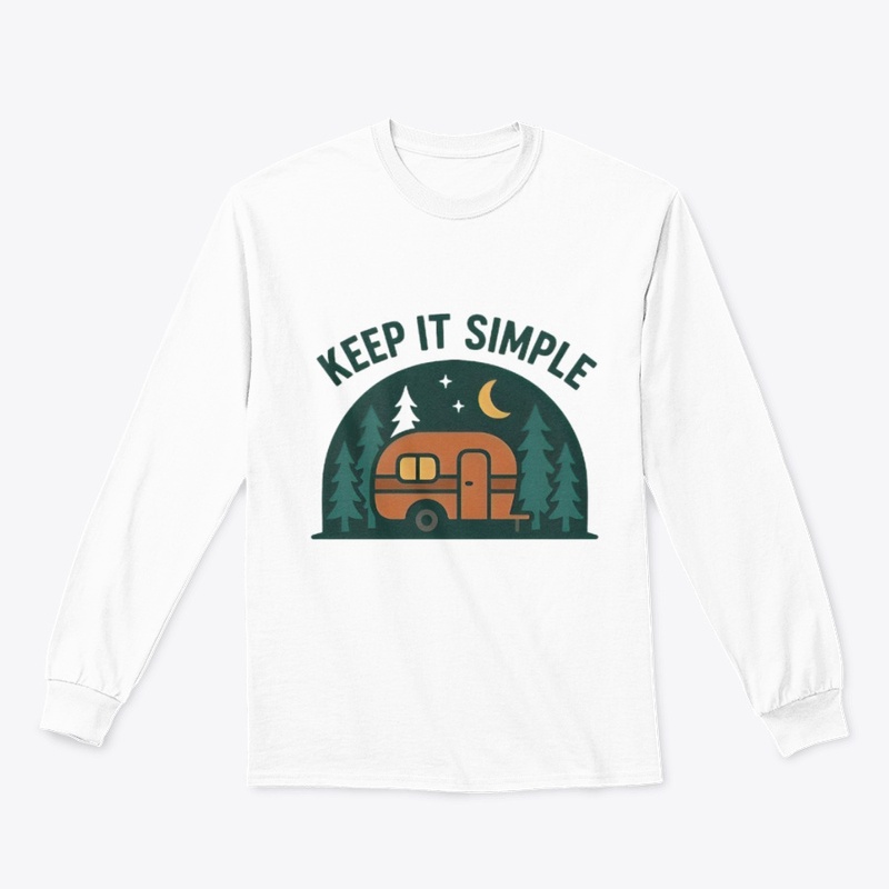 Keep It Simple-Retro Camper Night Forest