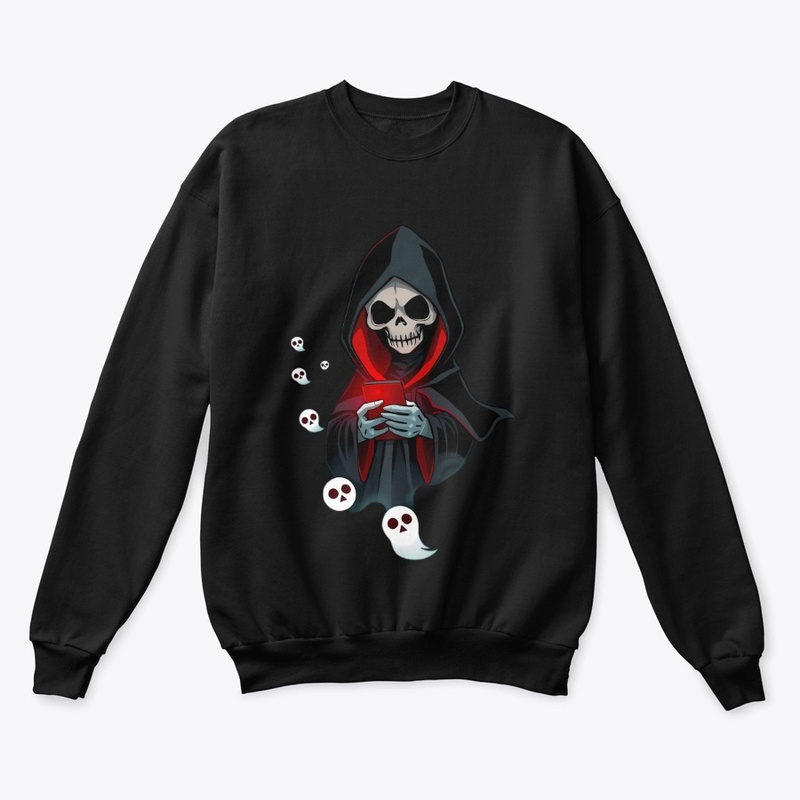 Grim Reaper with Phone