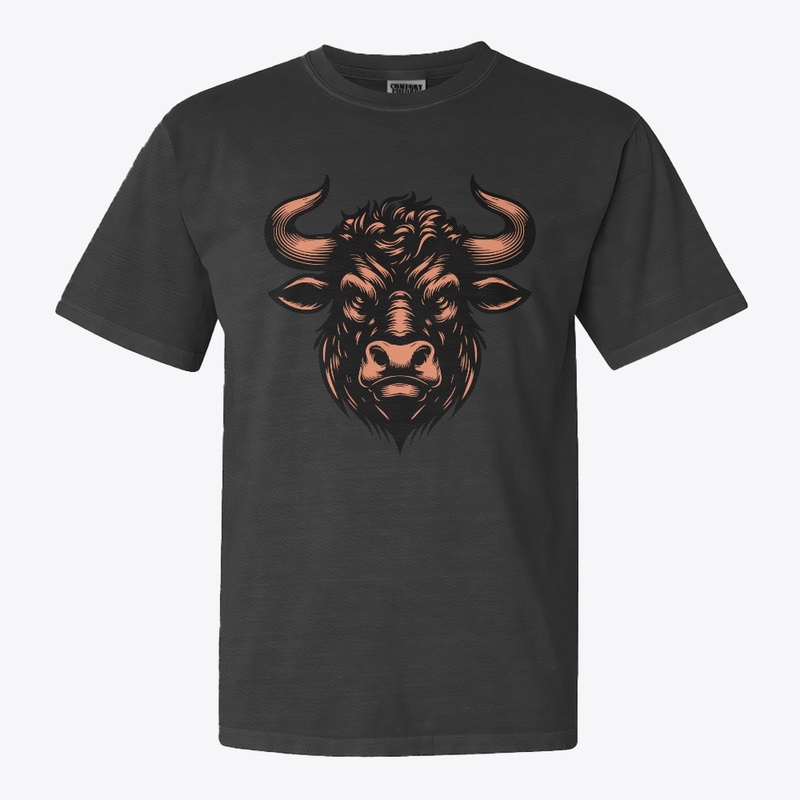 Majestic Angry Cow Head