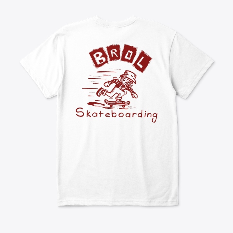 BROL SKATEBORDING RED SHIRT
