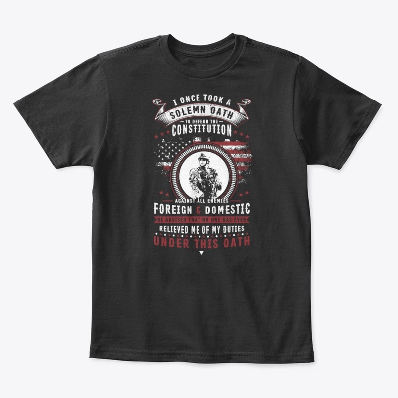 Veteran Constitutional Oath slim fit 