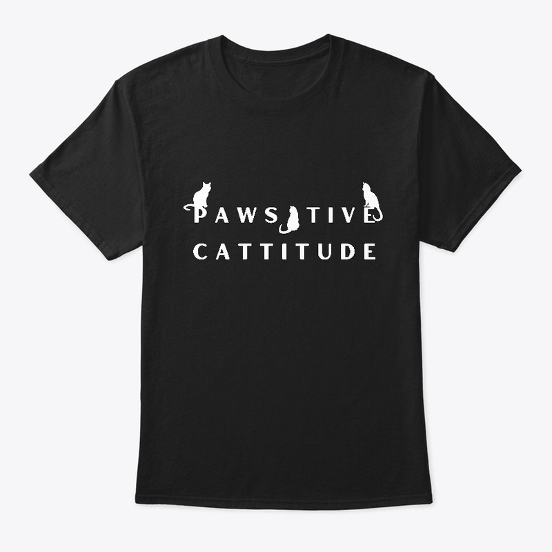 Pawsitive Cat T Shirt for Boys and Girls