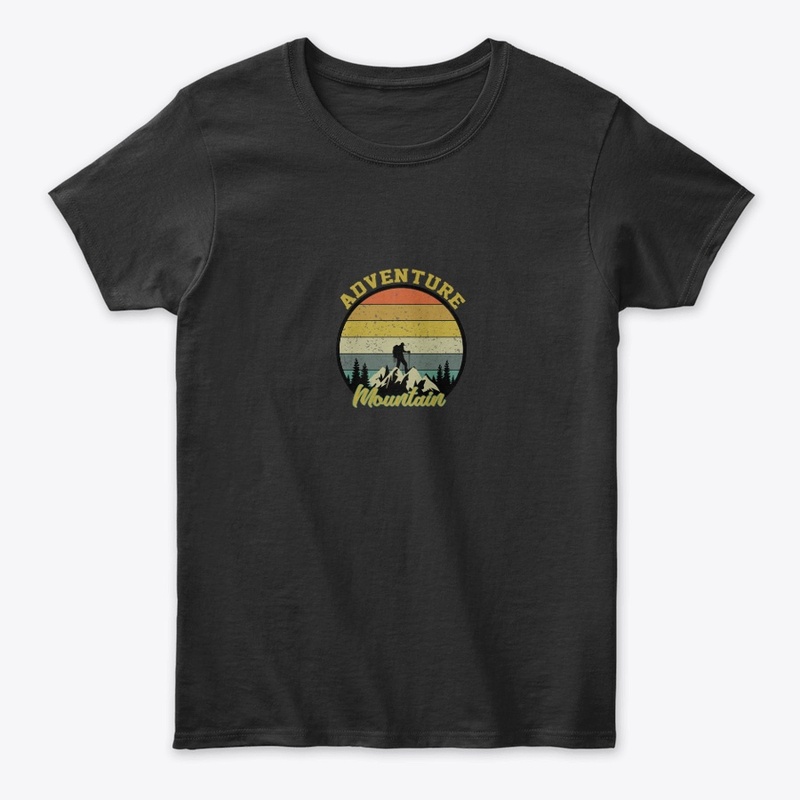 Adventure mountain vintage t shirt
