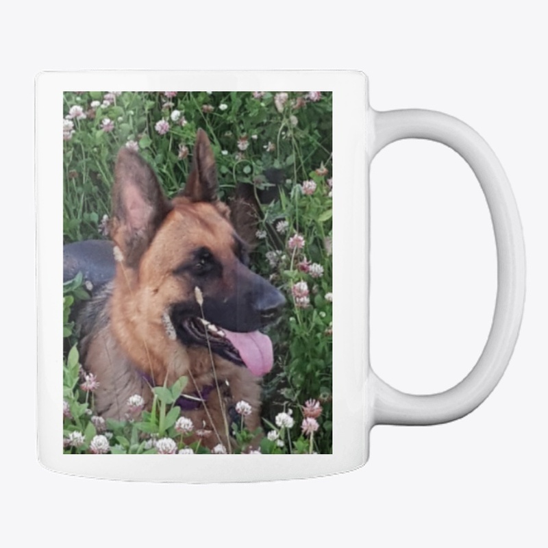 German Shepherd dog mug