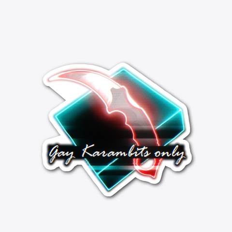 Gay Karambits Only Standard T-Shirt Front