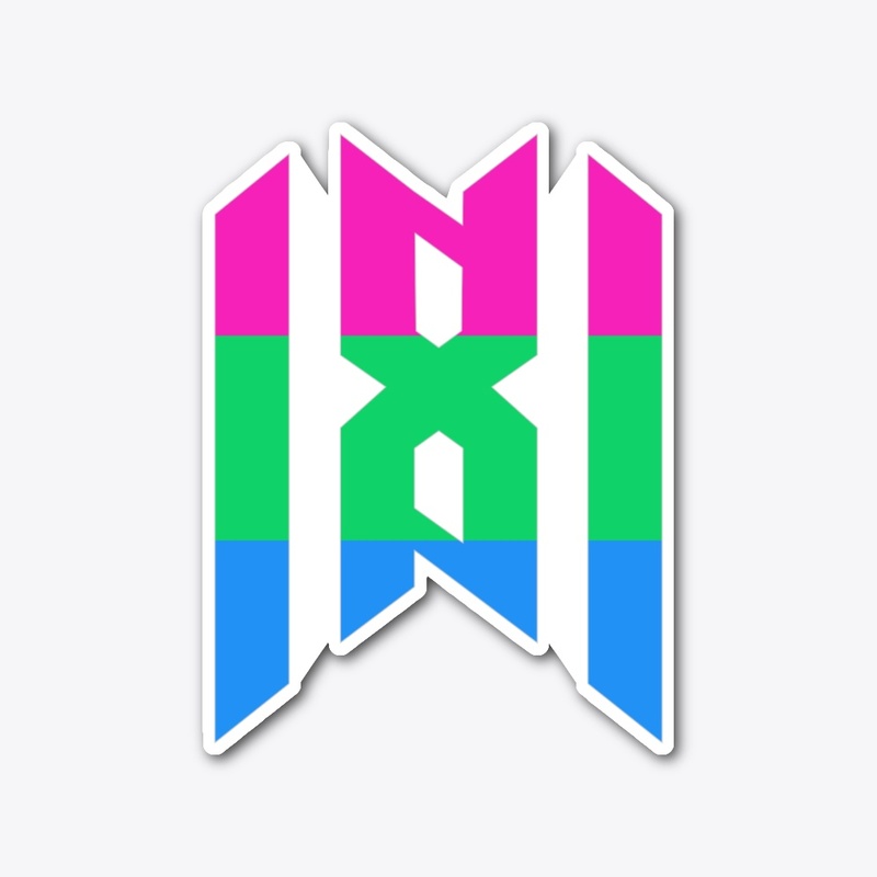  Monbebe Polysexual Pride Sticker