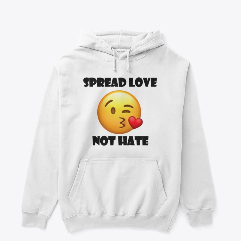 Spread Love Not Hate Blow Kiss Emoji 1