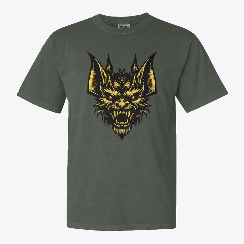 Fierce Bat Head Design