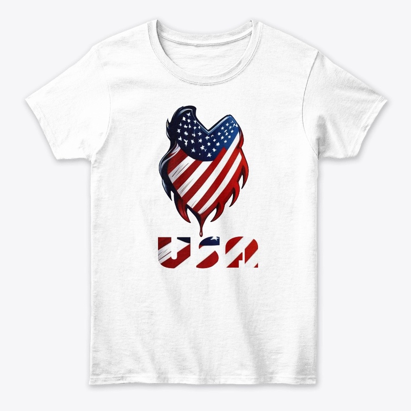 USA Flag design t-shirt
