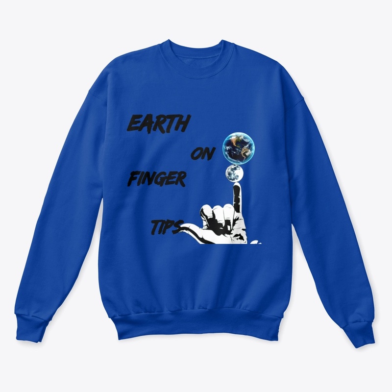 EARTH ON FIGER TIPS HOODIE
