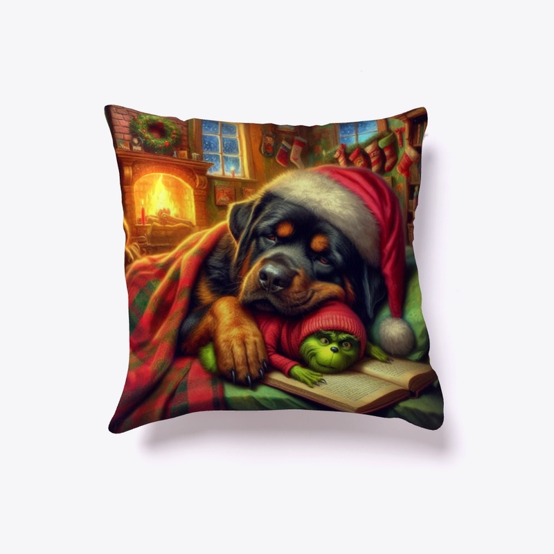 Rottweiler Christmas Eve