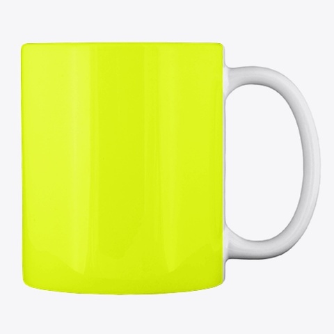 Reverse T2 D Neon Yellow T-Shirt Back