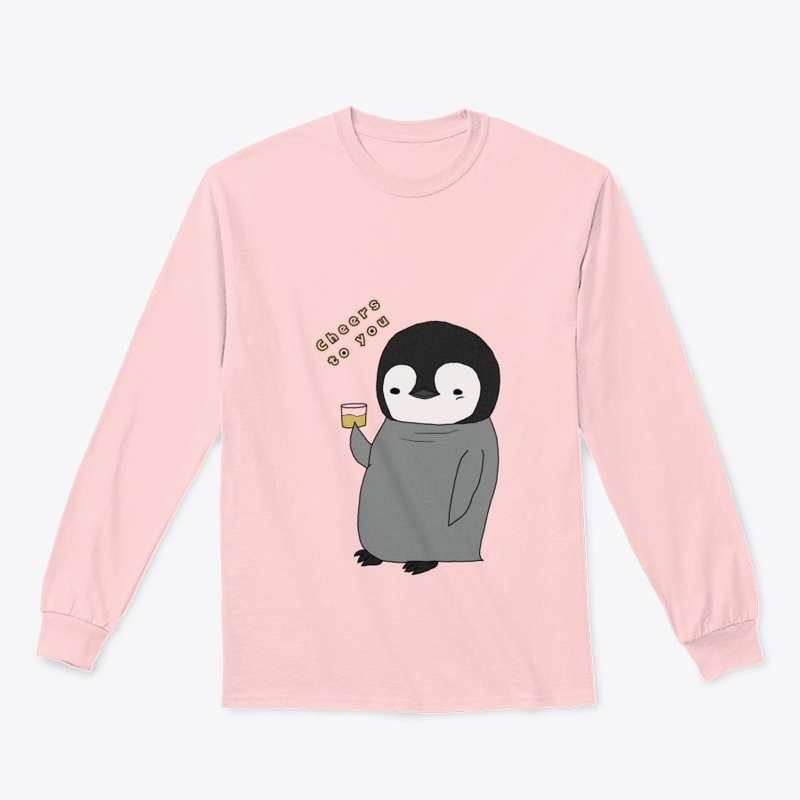 Cheers to You - Cute Baby Penguin Design