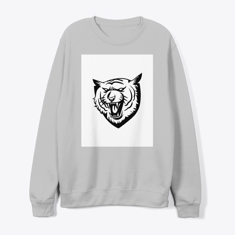 Minimalist Lion Tee – B&W Design