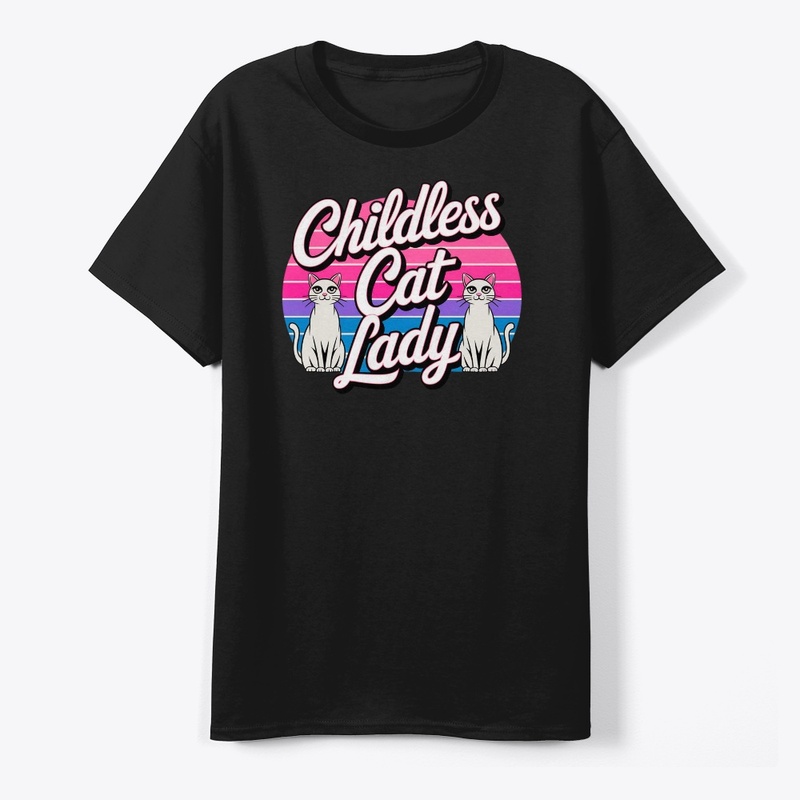 childless cat lady shirt