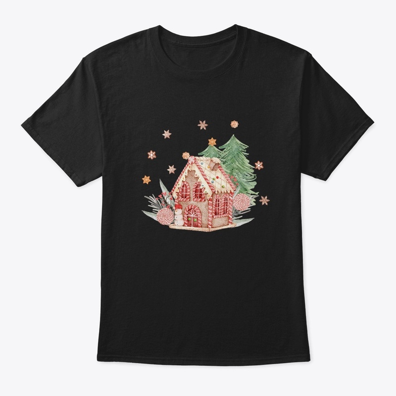 Gingerbread house Christmas unisex shirt