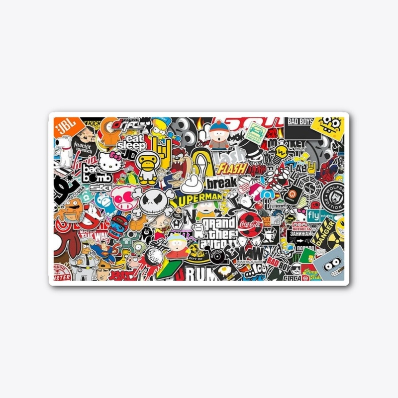 Different Character At Once Sticker