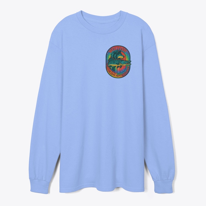 Tie-Die Wolfish logo muskellunge 