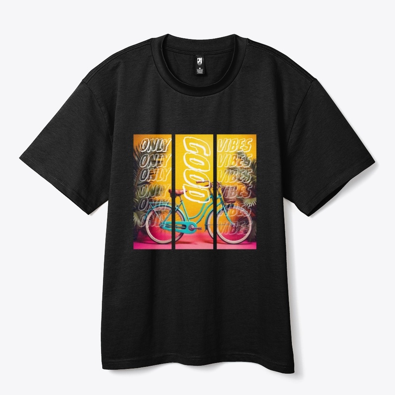 Good Vibes Only Bicycle Art