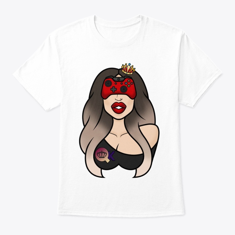 QueenieKris  Game Queenie  Logo Wht