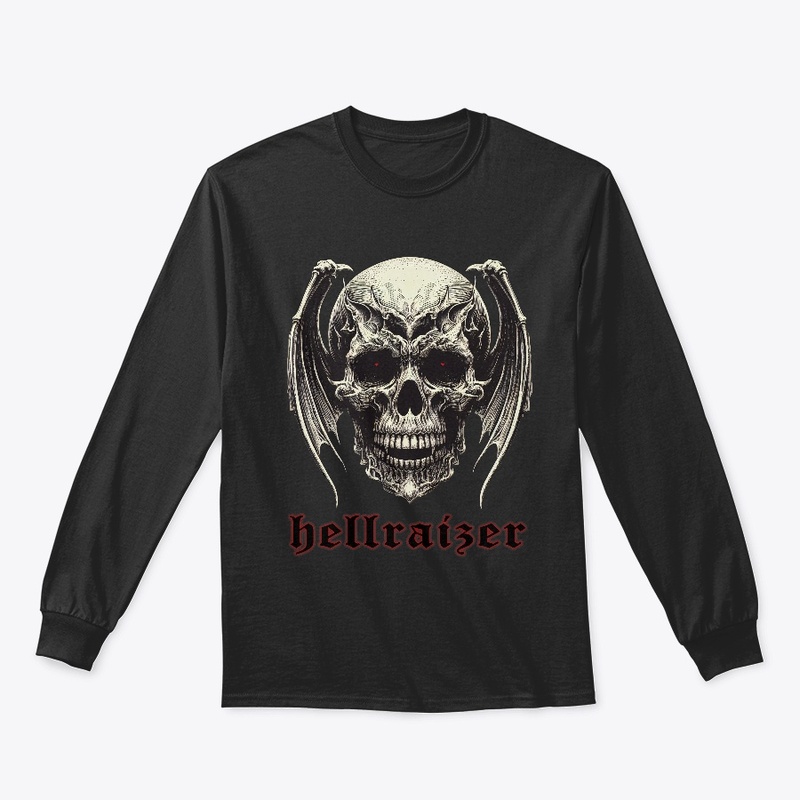 HellRaizer Winged Vampire Skull
