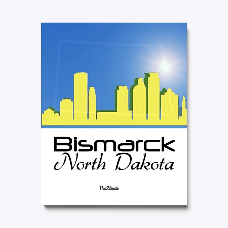 USA Tee Shirt - Bismarck North Dakota