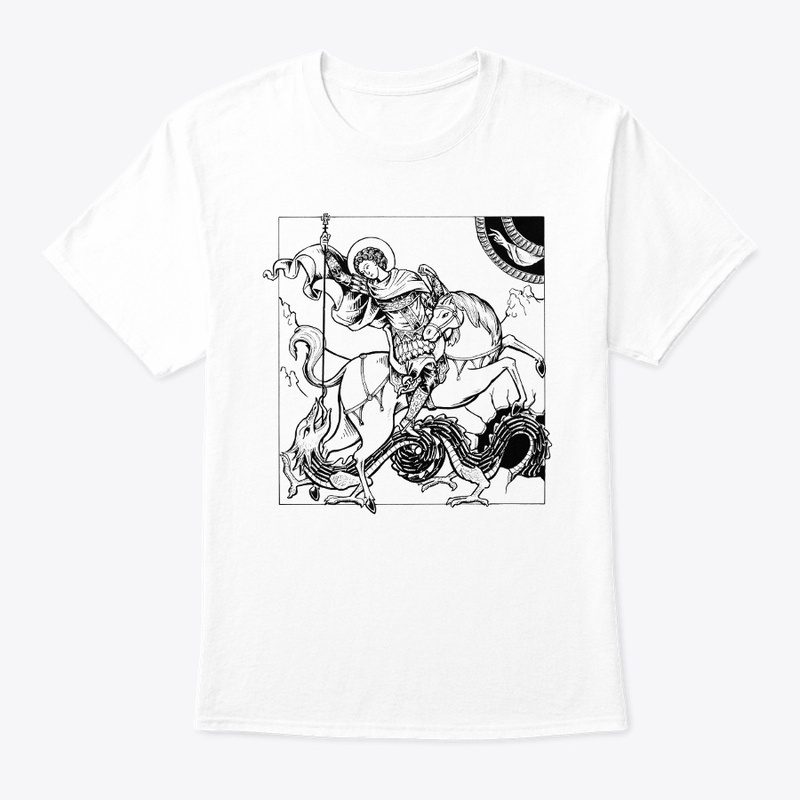 St George black on white