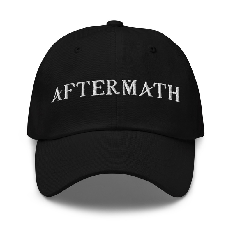 Aftermath White on Black Hat