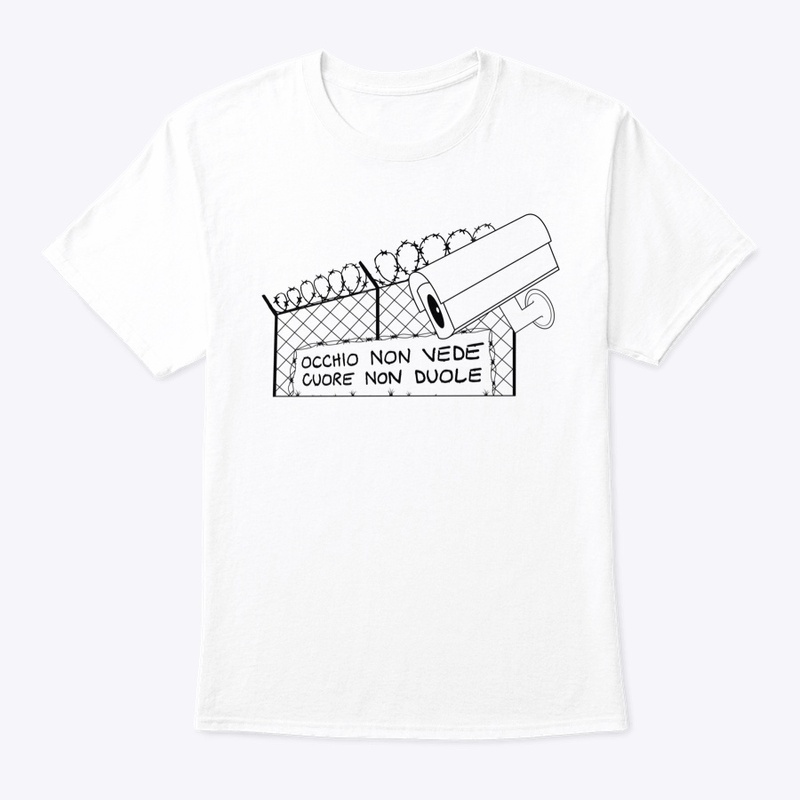 occhio non vede cuore non duole - white