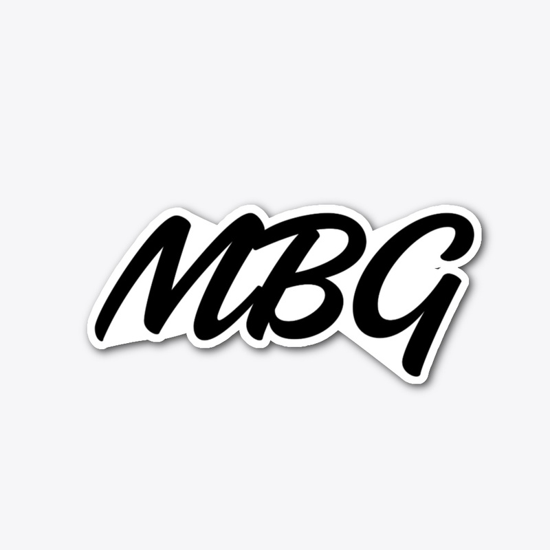 MBG - Die Cut Sticker 2 – Black Edition