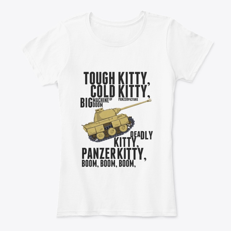 Tough Kitty Cold Kitty - Panther T-Shirt