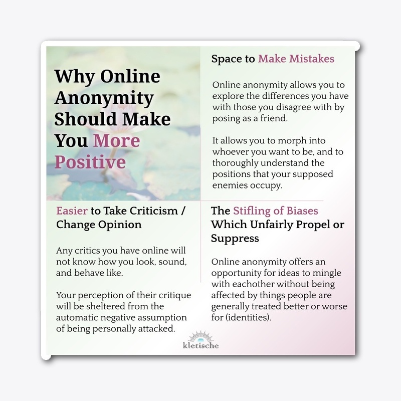 Positive Online Anonymity 