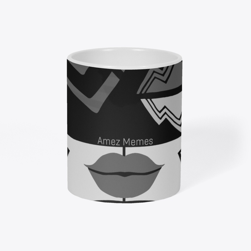 Black Gorgeous Lips Pattern 