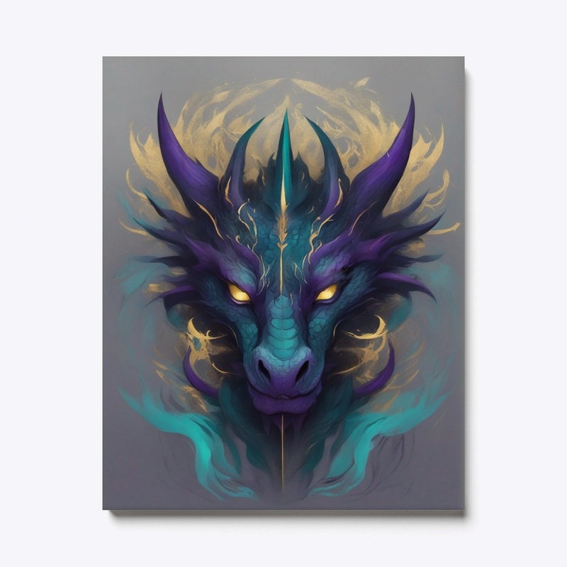 Powerful Mythical Dragon Head