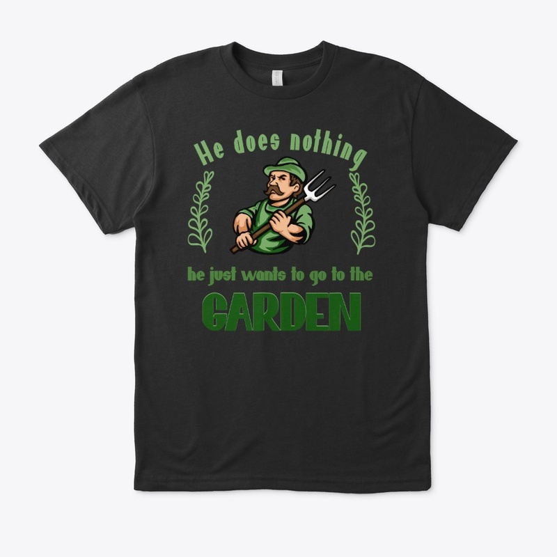 Gardener just wants to go to the garden.