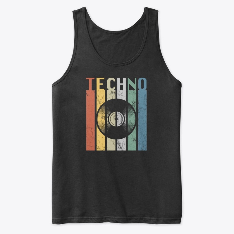 Techno Vintage Multicolor Stripes Vinyl
