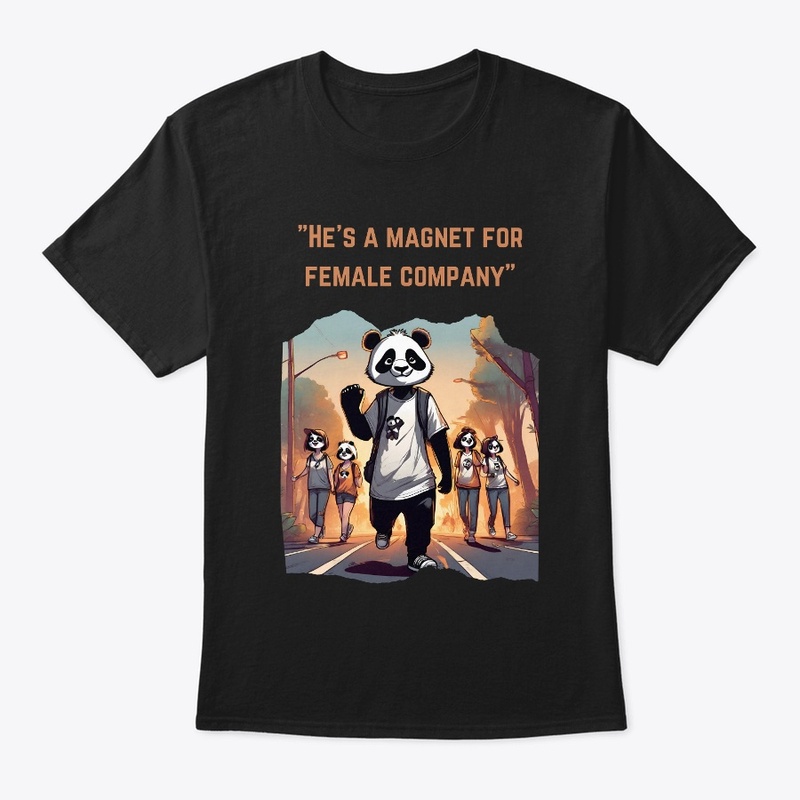 He's a magnet for female company!