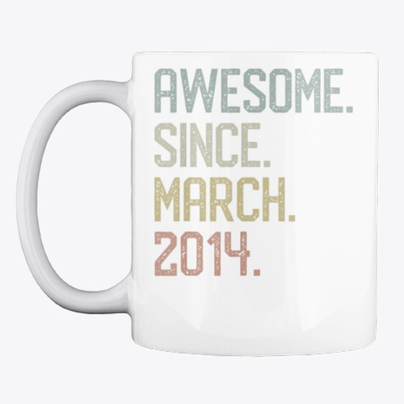 Born in March 2014 Vintage 5th Birthday