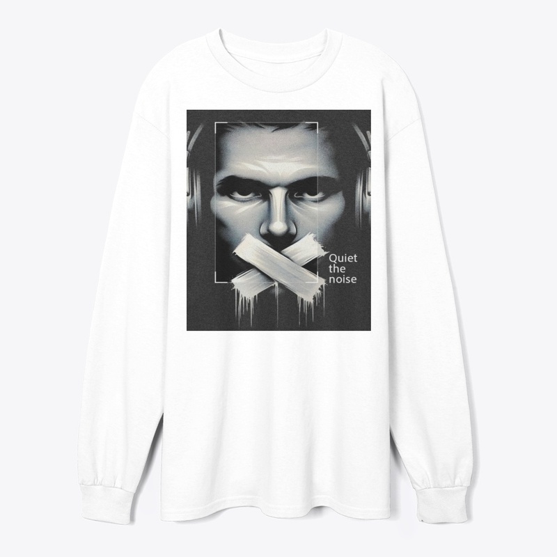 A T SHIRT DESIGN QUIT AND NOISE