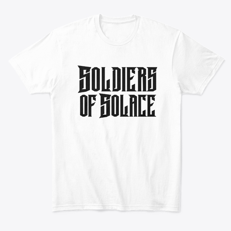 Black on white name front/logo back