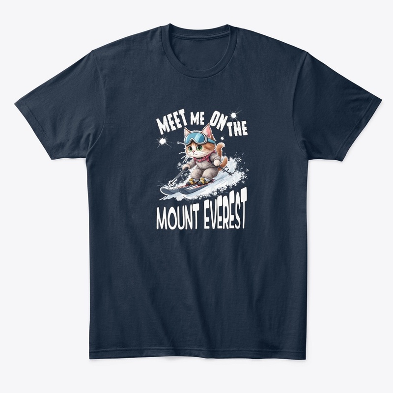 Ski Cat Everest Tee – Winter Purrfection