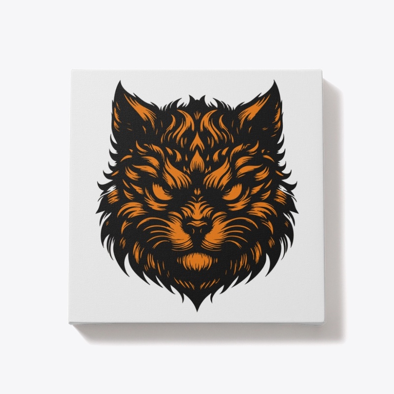 Striking Cat Graphic