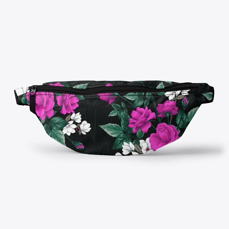 Pink Rose Flowers Mask