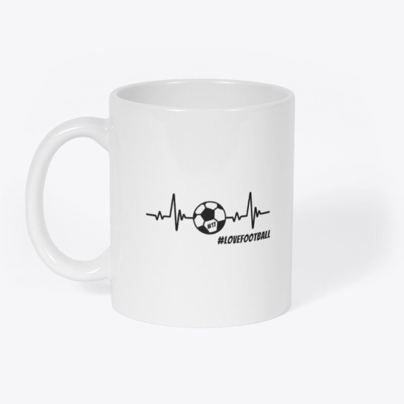 ⚽ Love Football – Heartbeat Soccer Shirt