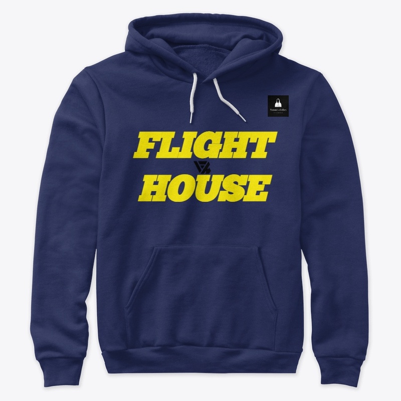 Flight house by Simon's clothes