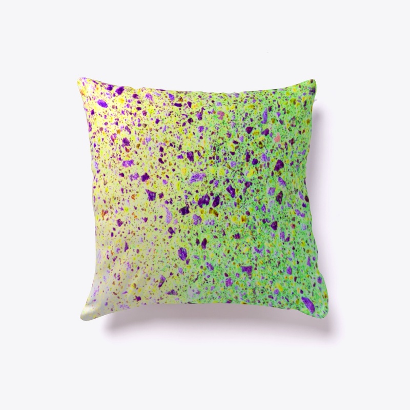 yellow green purple splotchy