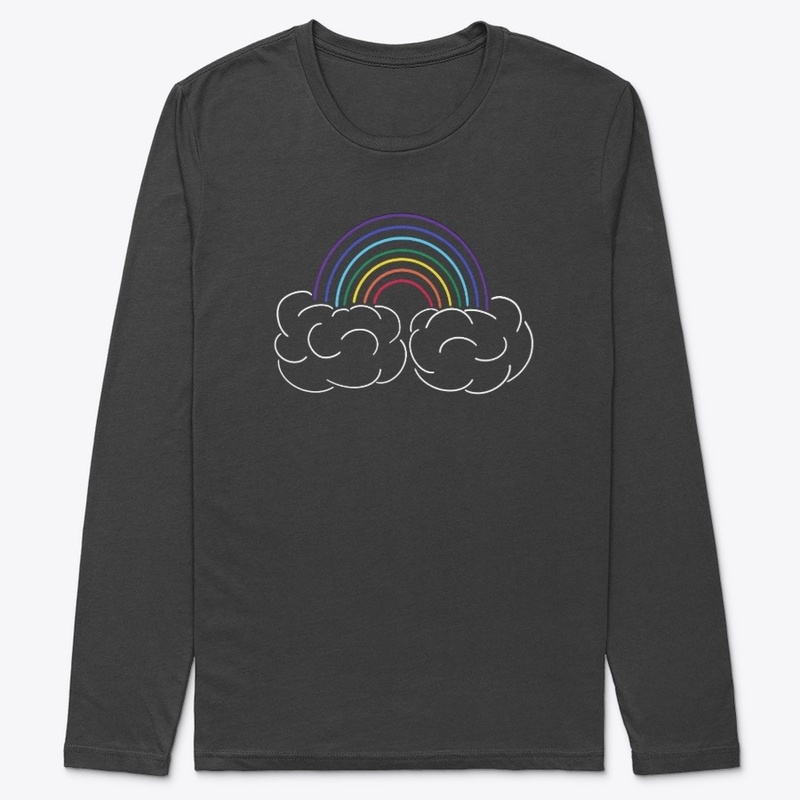 Rainbow and Puffy Clouds