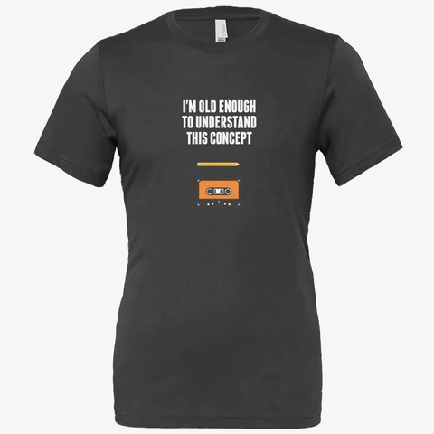How Old Are You? Black T-Shirt Front