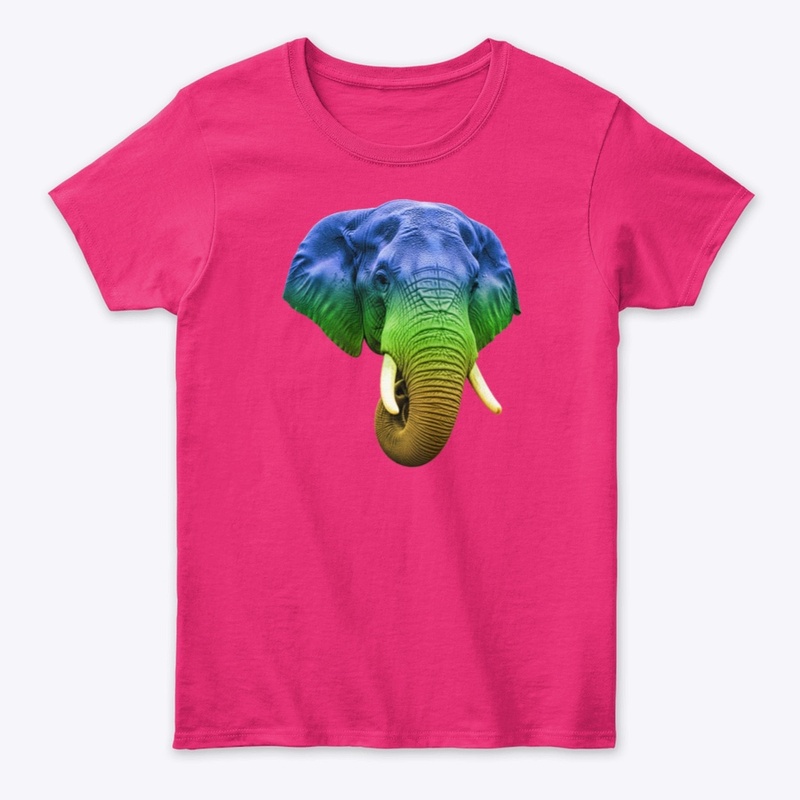 Multi-coloured Elephant